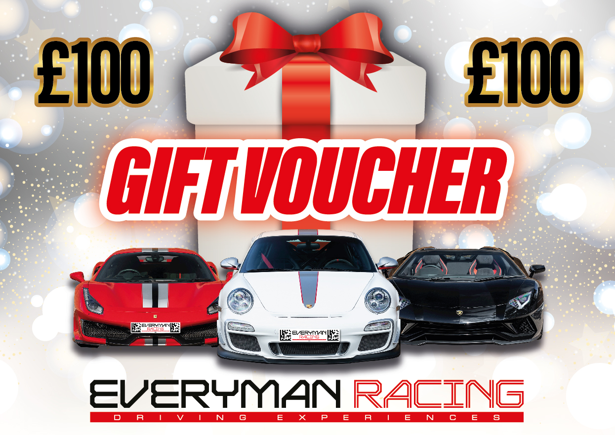 £100 Gift Voucher Supercar Driving Experiences UK ⭐⭐⭐⭐⭐