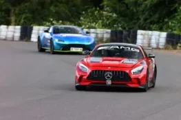 dad Mercedes AMG vs Aston Martin Vantage F1 Safety Car Experience Blast + Ariel Atom High Speed Passenger Ride (Weekday) Supercar Driving Experience 2 Cars